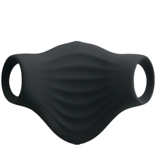ROCKS-OFF - VIBRATORE FLESSIBILE PALM BLACK MASTURBATOR