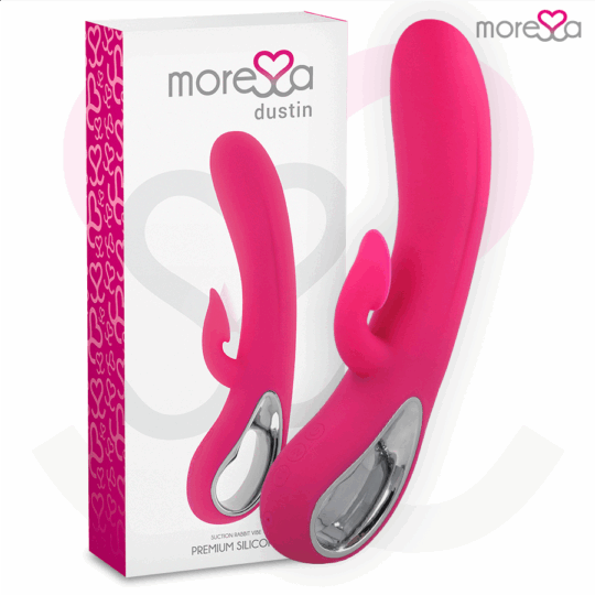 MORESSA - DUSTIN ONDE STIMOLANTI PER IL CLITORIDE E POTENTI VIBRAZIONI SILICONE PREMIUM RICARICABILE