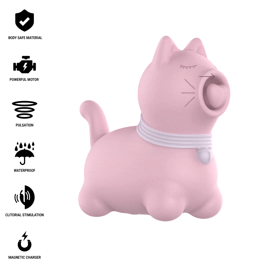 INTENSE - STIMOLATORE CLITORIDEO PER CUCCIOLI ROSA