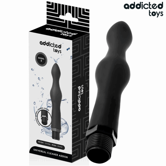 ADDICTED TOYS - PULITORE ANALE CON ADATTATORE UNIVERSALE MODELLO 3