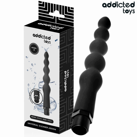 ADDICTED TOYS - PULITORE ANALE CON ADATTATORE UNIVERSALE MODELLO 5