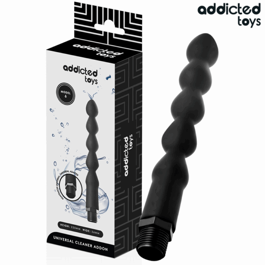 ADDICTED TOYS - PULITORE ANALE CON ADATTATORE UNIVERSALE MODELLO 6