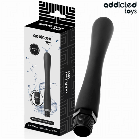 ADDICTED TOYS - PULITORE ANALE CON ADATTATORE UNIVERSALE MODELLO 4