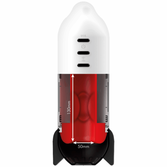 JAMYJOB - ROCKET MASTURBATOR TECNOLOGIA DI COMPRESSIONE MORBIDA E VIBRAZIONE