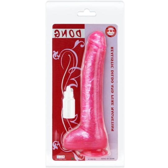BAILE - DONG DILDO ROSA REALISTICO CON VENTOSA