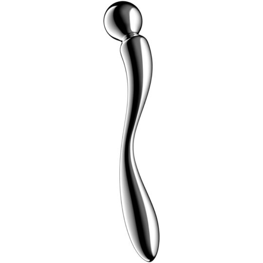 SATISFYER - DILDO A DOPPIA ESTREMITÀ IN ACCIAIO INOX STAR FORCE 2