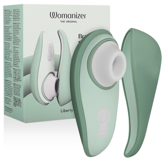WOMANIZER - LIBERTY 2 STIMOLATORE CLITORIDEO E ASPIRAZIONE VERDE CHIARO