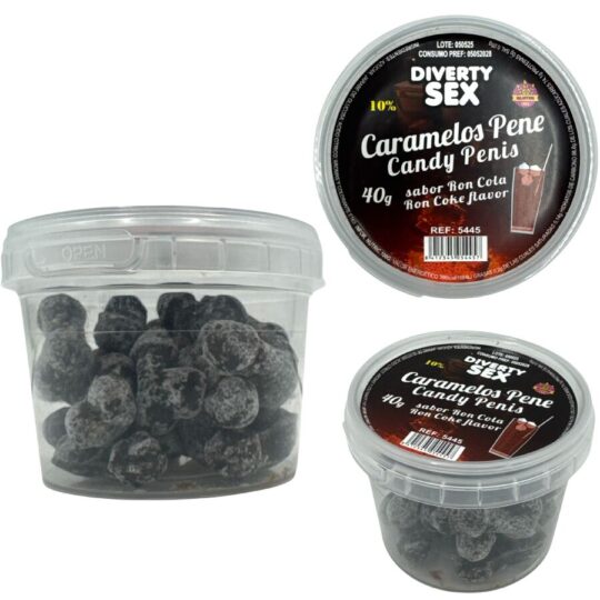 DIABLO PICANTE - 20 CARAMELLE PER PENE AL GUSTO RON COLA