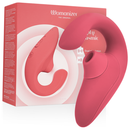 WOMANIZER - VIBRATORE STIMOLATORE CONIGLIO BLEND VIBRANT ROSE