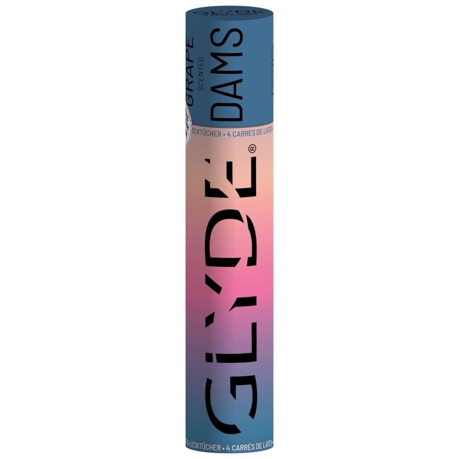 SHEER GLYDE - DAMS LAMINAS LATEX ORAL SEX GRAPES