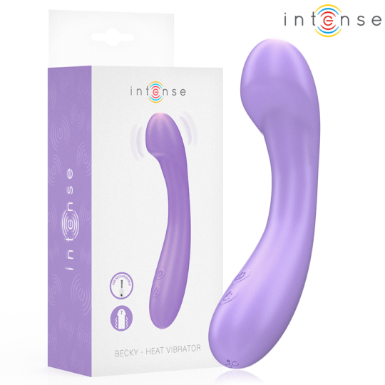 INTENSE - VIBRATORE BECKY 19 CM RISCALDABILE 7 VIBRAZIONI VIOLA