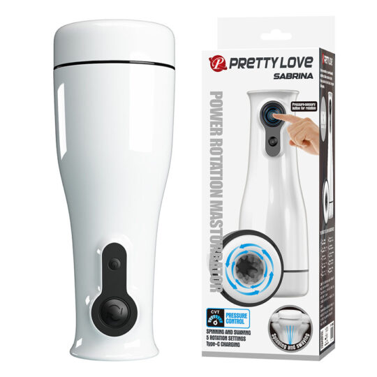 PRETTY LOVE - SABRINA MASTURBATORE MASCHILE ROTANTE E OSCILLANTE