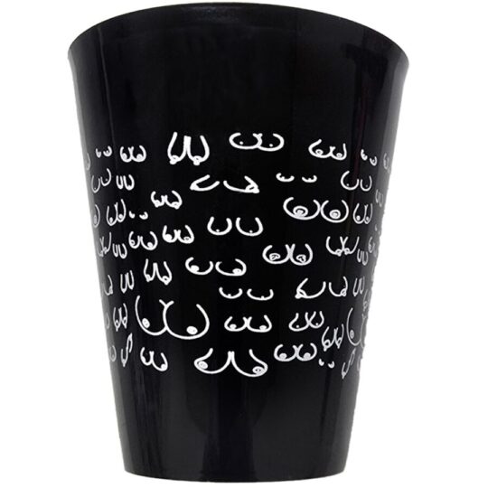 DIABLO PICANTE - TAZZA NERA 500 ML CON SENO BIANCO