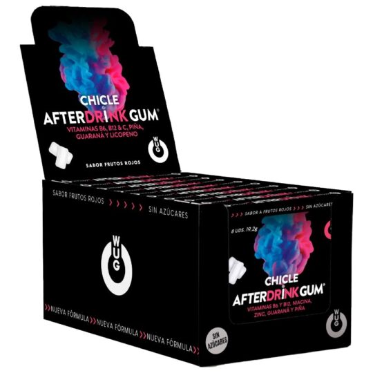 WUG GUM - AFTER DRINK DOPO SBRONZA | ESPOSITORE 12 X 8 UNITÀ