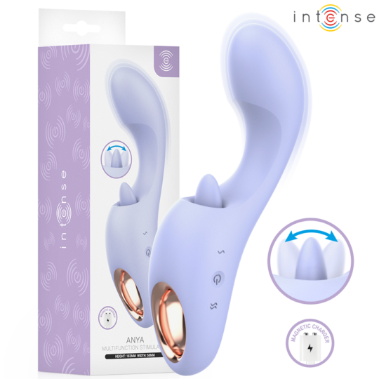 INTENSE - ANYA STIMOLATORE DI VIBRAZIONE E MOVIMENTO MULTIFUNZIONE