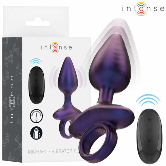 INTENSE - MICHAEL VIBRANTE ANAL PLUG MODELLO 2 TELECOMANDO