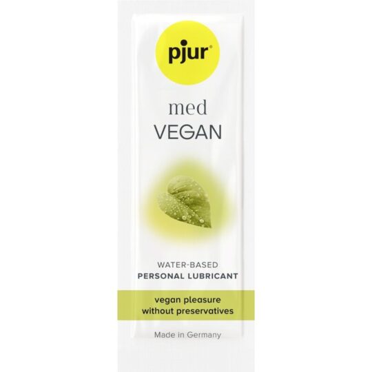 PJUR - MED VEGAN GLIDE LUBRIFICANTE A BASE ACQUA 2 ML