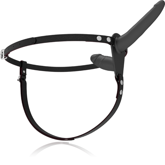 FETISH SUBMISSIVE DOPPIO CINTURINO IN PENETRIX NERO UP