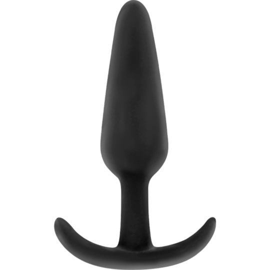 BLACK&SILVER - PLUG ANALE IN SILICONE HANSEL CON MANIGLIA PICCOLO