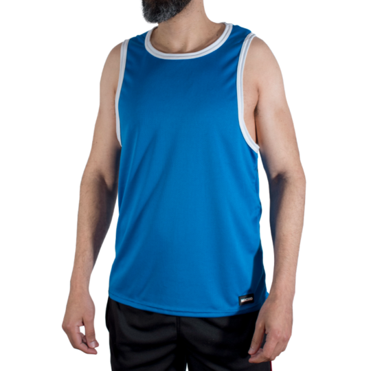 MACHO - CMV002 T-SHIRT BLU DA PALESTRA S/M