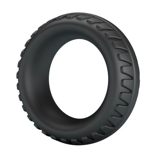 CRAZY BULL - ANELLO PER PENE IN SILICONE TESTURIZZATO MERRITT NERO