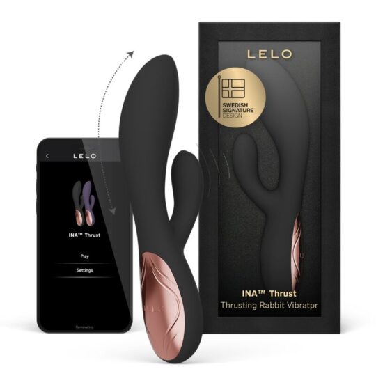 LELO - INA VIBRATORE A SPINTA THRUST RABBIT NERO