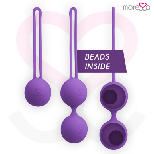 MORESSA - OSIAN SET PREMIUM IN SILICONE LILLA