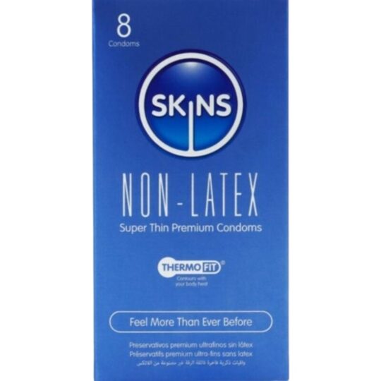 SKINS - PRESERVATIVI SENZA LATTICE, CONFEZIONE DA 8