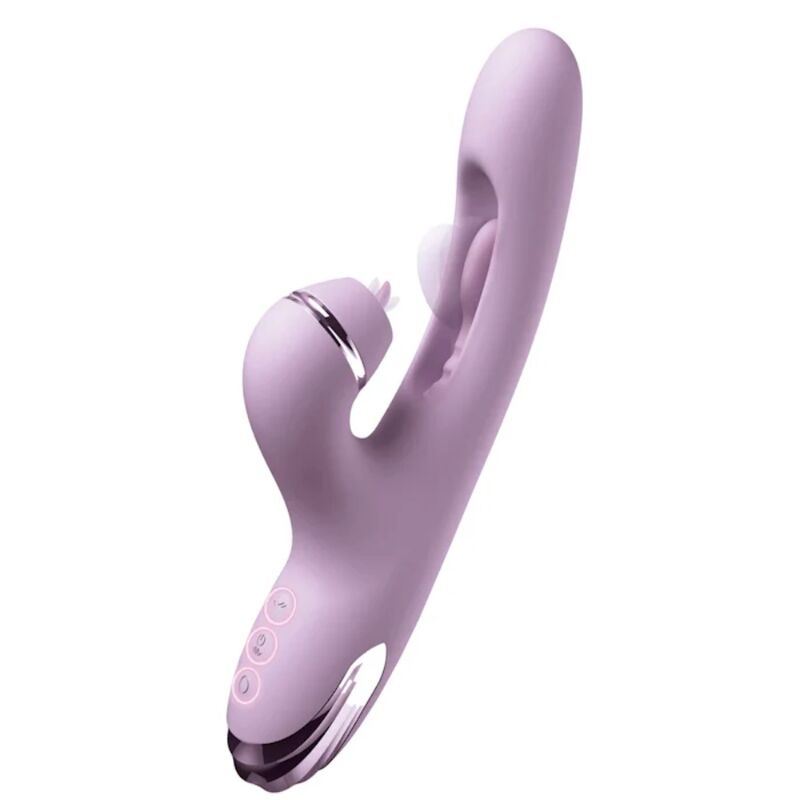FANTASY FOR HER - VIBRATORE G-TOUCH PULSE PRO VIOLA PER LA STIMOLAZIONE DEL PUNTO G E DEL CLITORIDE A FORMA DI CONIGLIO