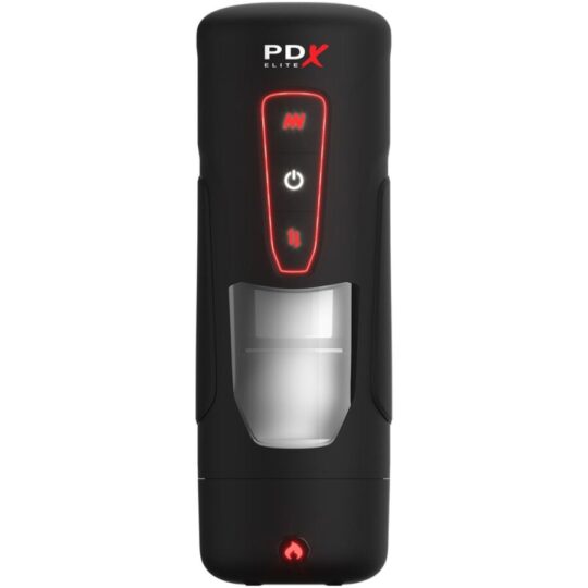 PDX ELITE - MASTURBATORE AUTOMATICO MILK ME HOTTER CON VIBRAZIONE A SPINTA E EFFETTO CALORE