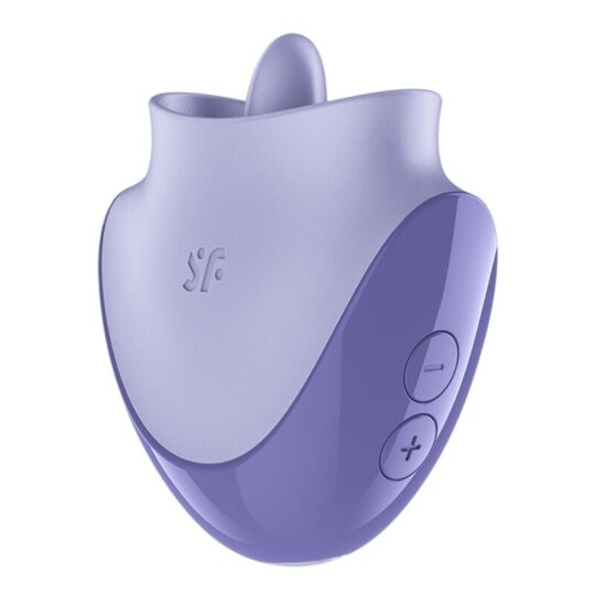 SATISFYER - TONGUE DANCER STIMOLATORE CLITORIDEO CON VIBRAZIONI E PULSAZIONI LILLA