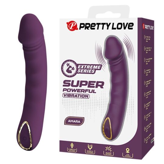 PRETTY LOVE - VIBRATORE RICARICABILE AMARA 10 FUNZIONI VIOLA