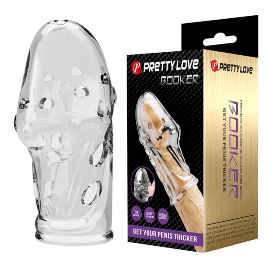 PRETTY LOVE - MANICOTTO PER PENE ROCKER PER UN PENE PIÙ SPESSO E TRASPARENTE