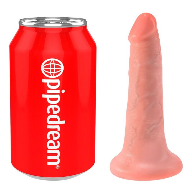 KING COCK - DILDO CON SFERE 14 CM - CARNE