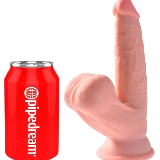 KING COCK - PLUS 3D DILDO SFERE OSCILLANTI 12.7 CM