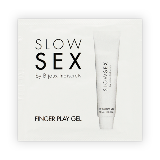 BIJOUX INDISCRETS - GEL DA MASSAGGIO SEX SLOW CON FINGER PLAY MONODOSE