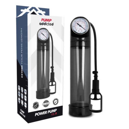 PUMP ADDICTED - POMPA PER L'EREZIONE RX9 NERA