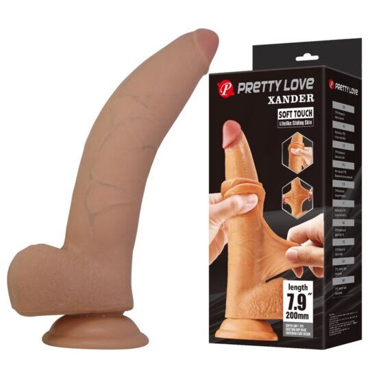 PRETTY LOVE - XANDER DILDO REALISTICO 20 CM Ø 5 CM NATURALE