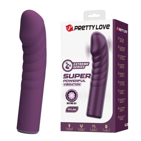 PRETTY LOVE - VIBRATORE RICARICABILE RYLAND 10 FUNZIONI VIOLA