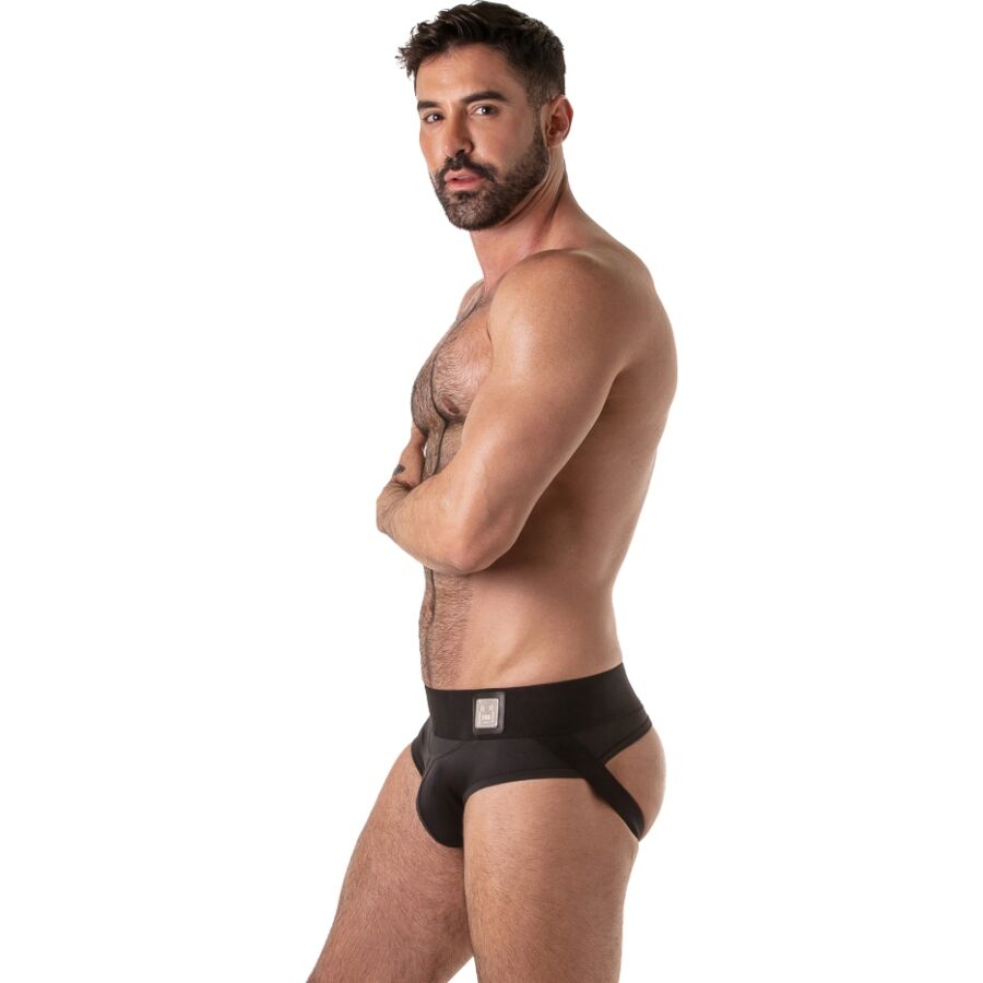 LOCKER GEAR- SLIP DA GIRO CON FASCIA IN VITA LARGA NERO TAGLIA L
