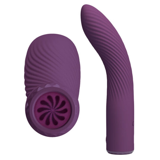 PRETTY LOVE - VIBRATORE RICARICABILE KISSELL 10 FUNZIONI VIOLA