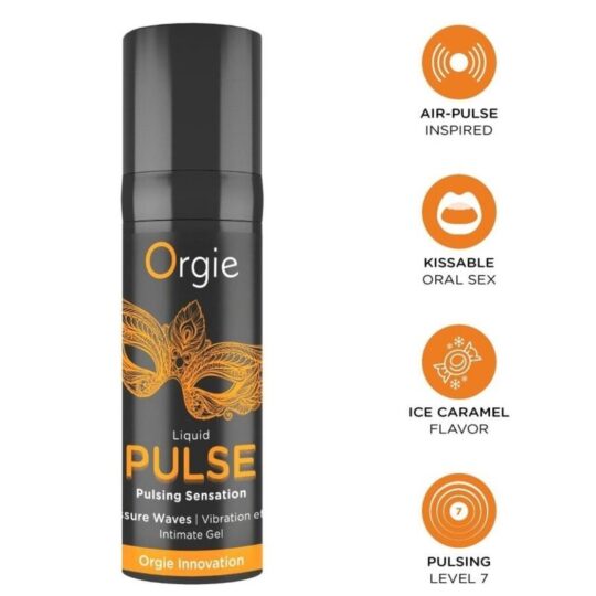 ORGIE - GEL INTIMO PULSANTE E BACIABILE 15 ML
