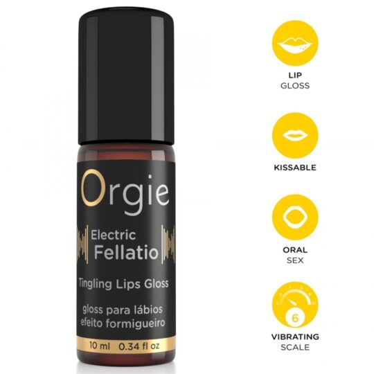 ORGIE - LUCIDALABBRA VIBRANTE E EFFETTO FORMICOLANTE CON FELLATIO ELETTRICA 10 ML