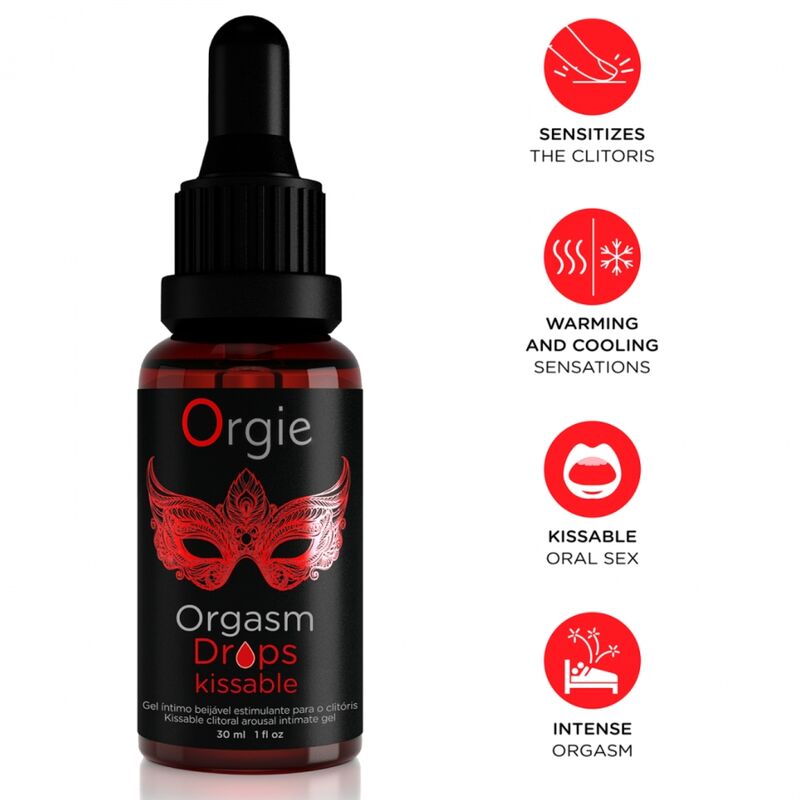 ORGIE - GOCCE PER L'ORGASMO, BICCHIERINO E ECCITANTE 30 ML