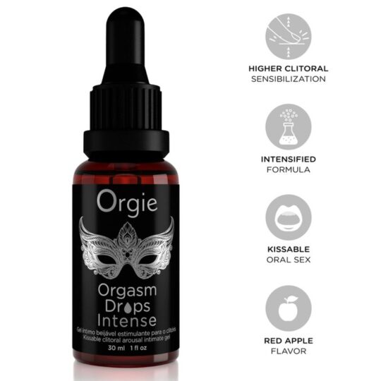 ORGIE - GOCCE PER L'ORGASMO, INTENSA ESTREMA ECCITAZIONE CLITORIDEA 30 ML