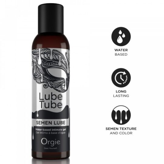 ORGIE - TUBO LUBRIFICANTE SEMEN LUBRIFICANTE GEL INTIMO A BASE DE ACQUA 150 ML
