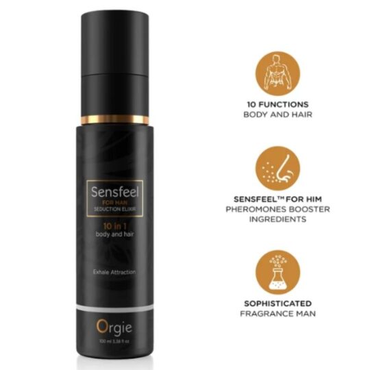 ORGIE - ELISIR DI SEDUZIONE SENSEEL FOR MAN 10 IN 1 CORPO E CAPELLI 100 ML