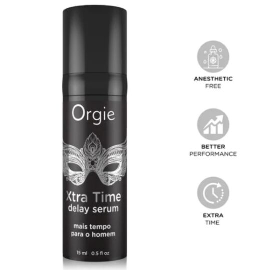 ORGIE - SIERO A RITARDO AL SILICONE EXTRA TIME SENZA ANESTETICO 15 ML