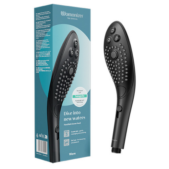 WOMANIZER - SOFFIONE DOCCIA STIMOLANTE CLITORIDEO WAVE NERO