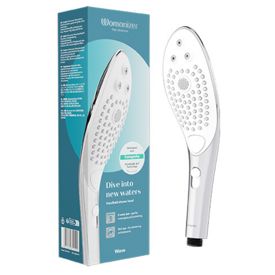 WOMANIZER - SOFFIONE DOCCIA STIMOLANTE CLITORIDEO WAVE CROMATO